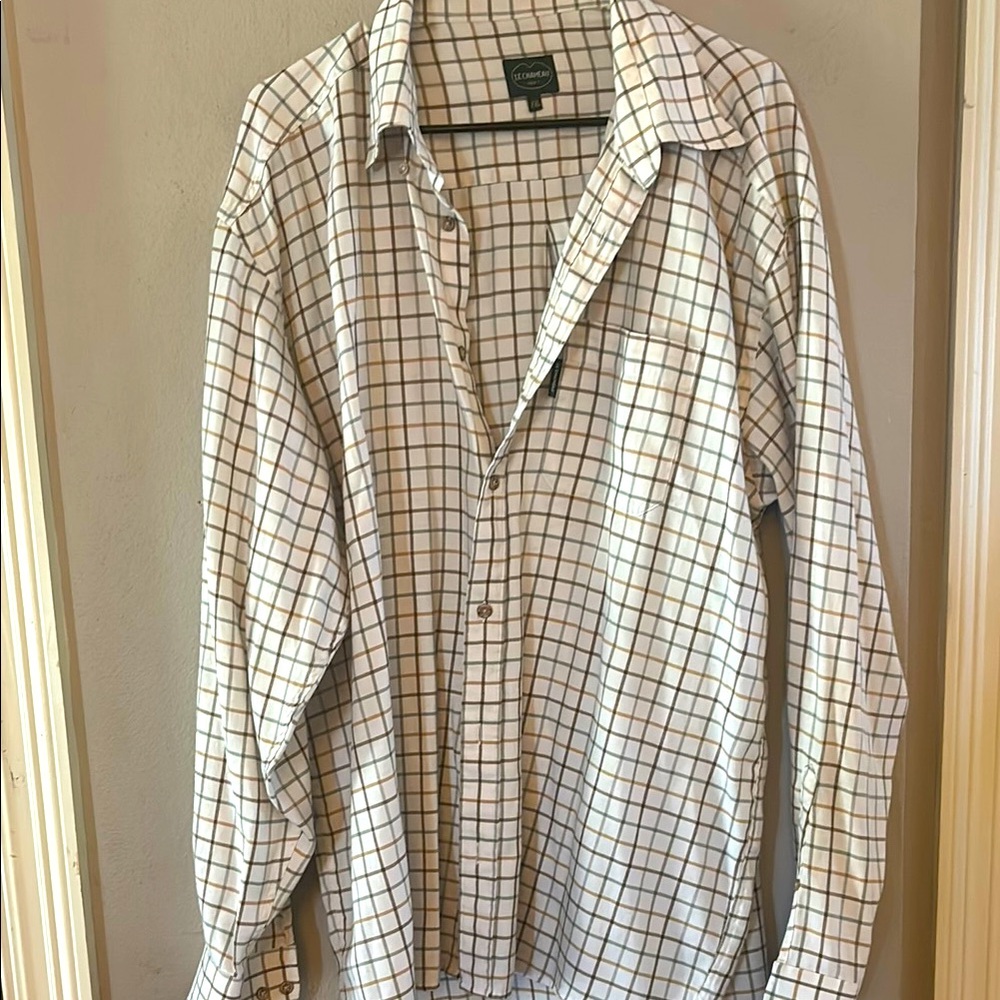 Checkered Button-Up Shirt